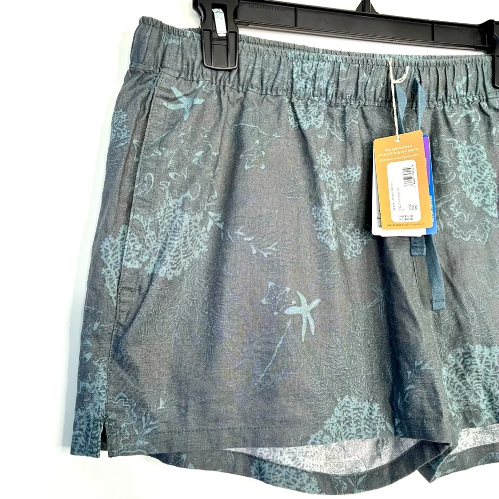 NWT Patagonia Women's Island Hemp Baggies Shorts NWT Size M #0014